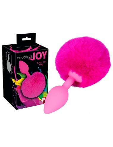 Sextoys - Godes & Plugs - Plug en silicone colorful joy bunny tail - You 2 Toys - Bad Kitty