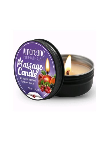 Bougie de Massage Saveur Fruits Exotiques - 30 ml
