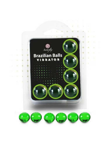 Boules Brésiliennes Vibrator Nature X6