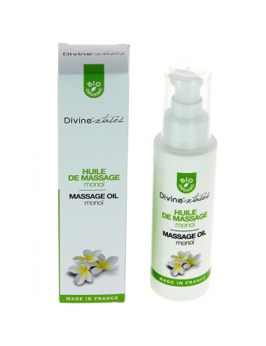 Huile de Massage Bio saveur Monoï - 100 ml
