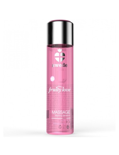 Lotion de Massage Saveur Fraise Vin Pétillant - 120 ml