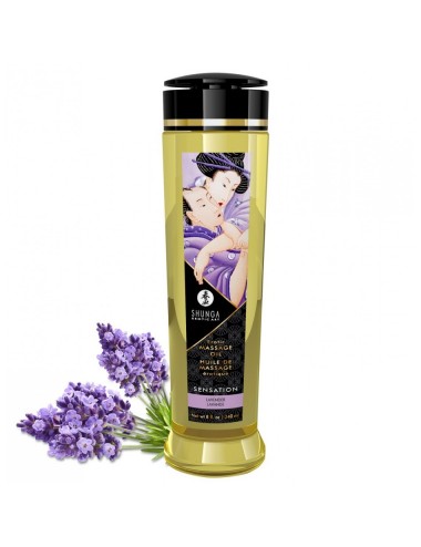 Huile de Massage Sensation Saveur Lavande - 240 ml