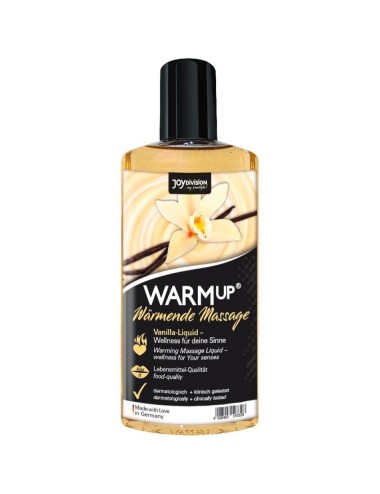 Huile chauffante comestible saveur Vanille - 150 ml
