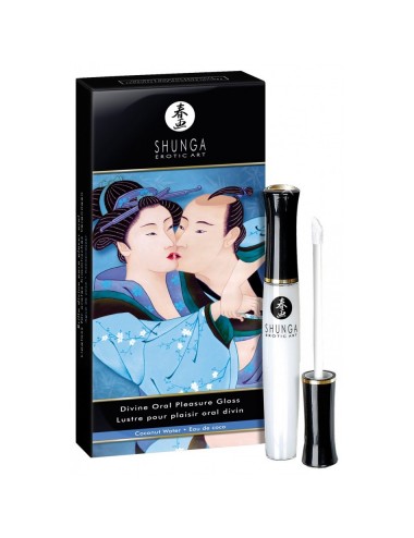 Gloss pour plaisir Oral Divin - Eau de Coco - 10 ml