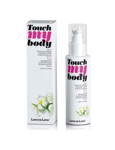 Massage  Lubrifiant Touch My Body Monoï - 100 ml
