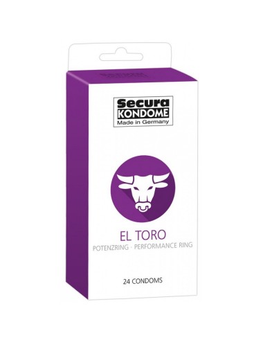 Sextoys - Pour lui - 24 préservatifs retardant - el toro - Secura