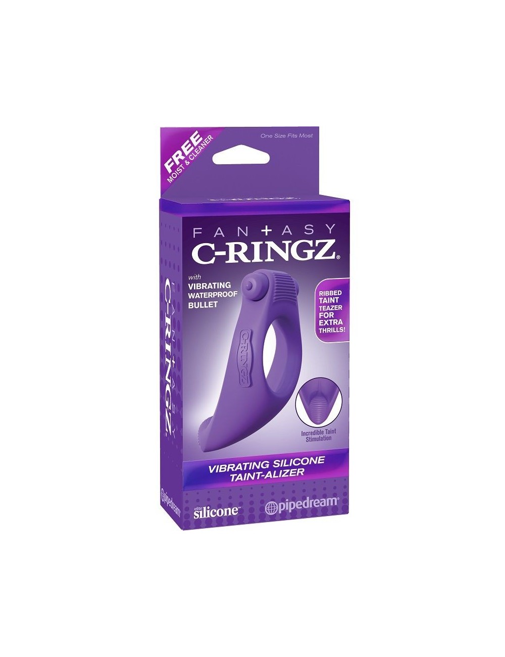Fantasy c-ring silicone vibrant taint-alize PD5827-12