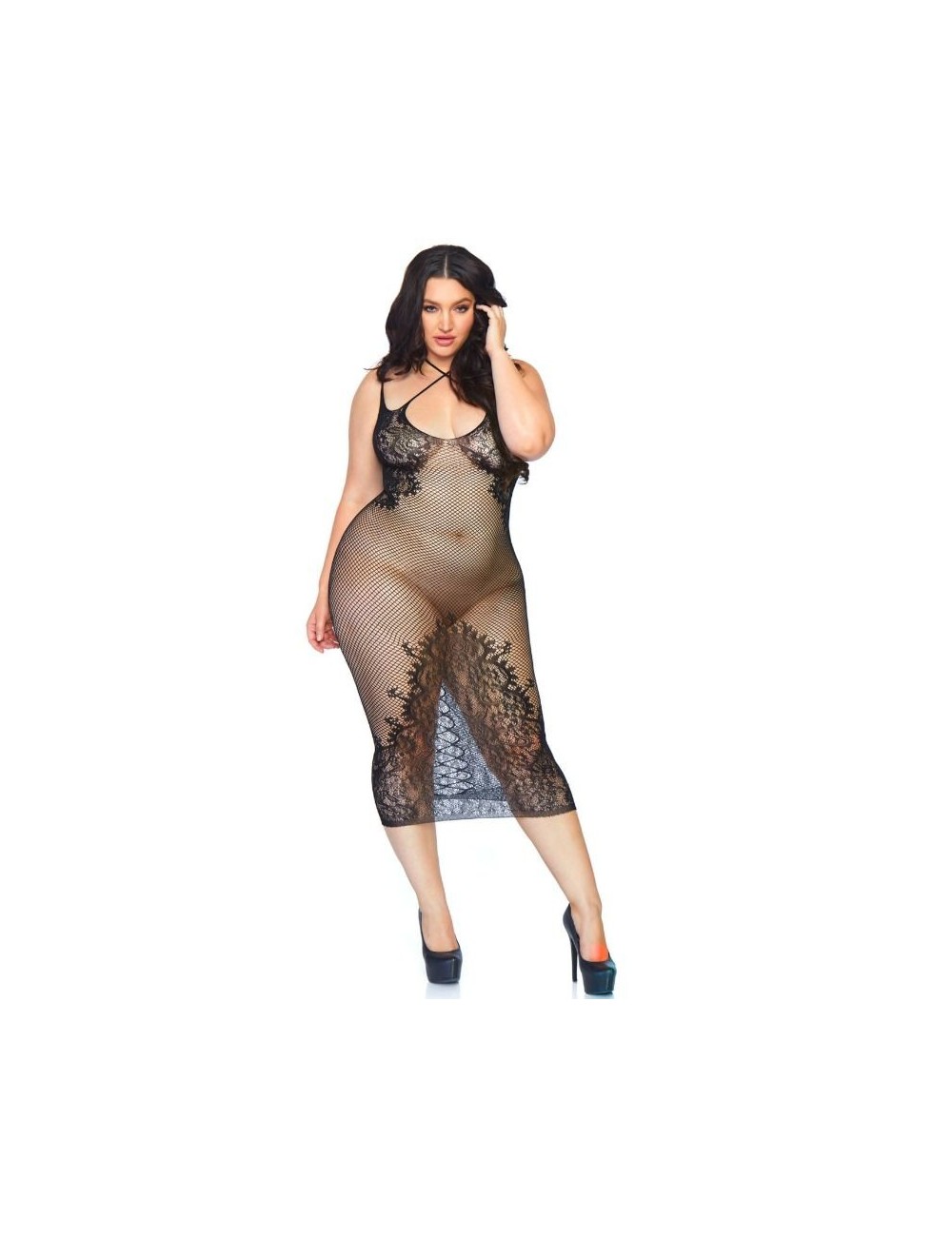 Lingerie - Combinaisons - Robe rãseau leg avenue 1x-2x - LEG AVENUE DRESSES