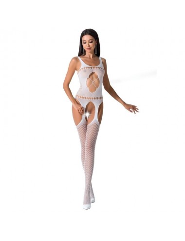 Lingerie - Combinaisons - Passion woman bs057 bodystocking blanc taille unique - Passion Woman Bodystockings