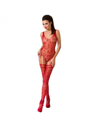 Lingerie - Combinaisons - Passion woman bs051 bodystocking - rouge - Passion Woman Bodystockings