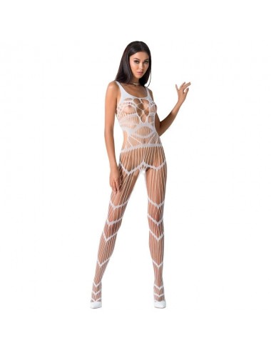 Lingerie - Combinaisons - Passion woman bs058 bodystocking blanc taille unique - Passion Woman Bodystockings