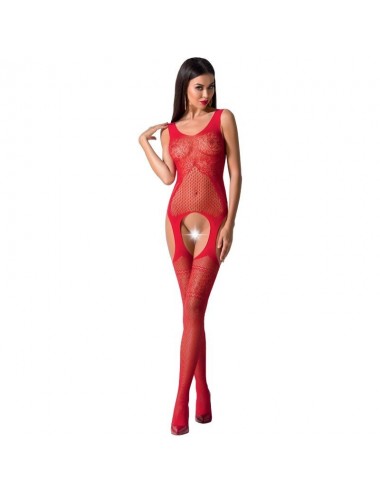 Lingerie - Combinaisons - Passion woman bs061 bodystocking rouge taille unique - Passion Woman Bodystockings