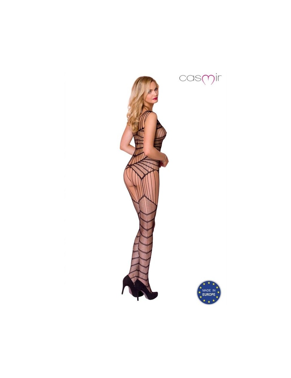 Lingerie - Combinaisons - Casmir ca004 bodystocking taille unique - noir - Casmir