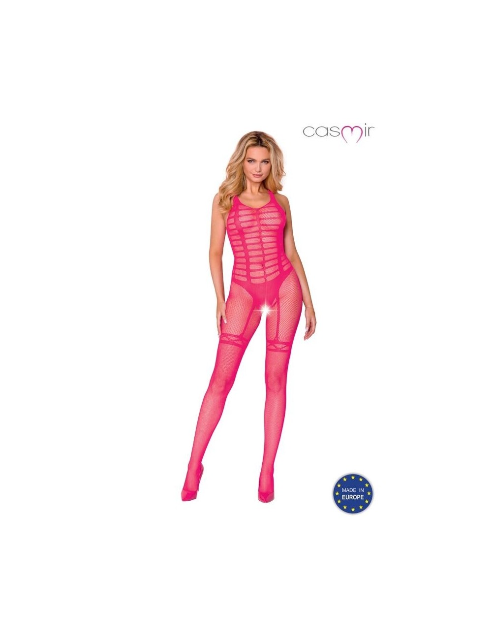 Lingerie - Combinaisons - CASMIR CA005 BODYSTOCKING TAILLE UNIQUE - ROSE - Casmir Lingerie - Combinaisons - CASMIR CA005 BODYSTOCKING TAILLE UNIQUE - ROSE - Casmir