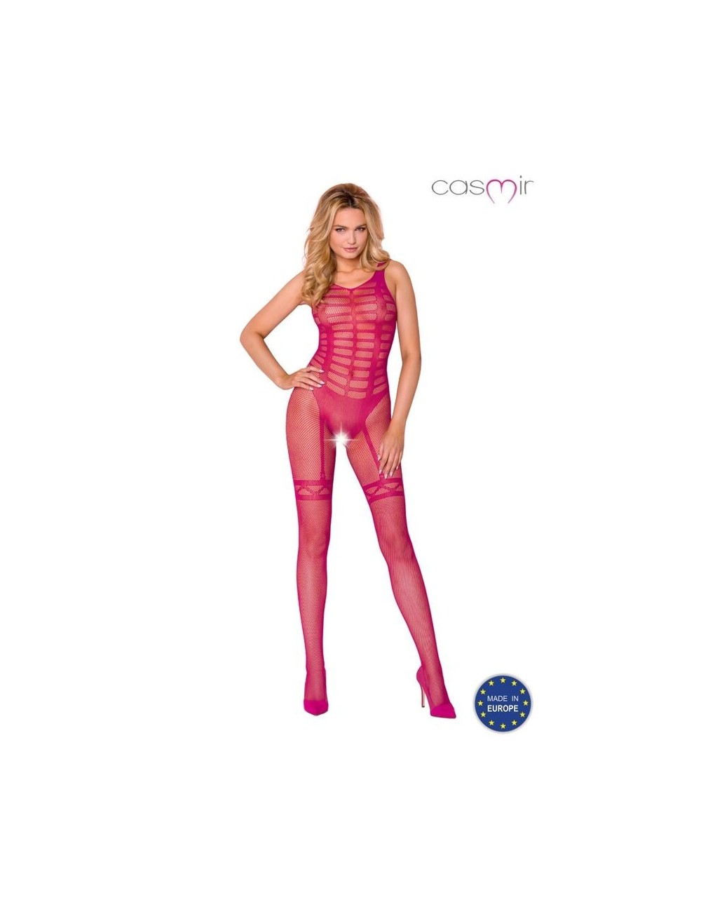 Lingerie - Combinaisons - CASMIR CA005 BODYSTOCKING TAILLE UNIQUE - FUCHSIA - Casmir