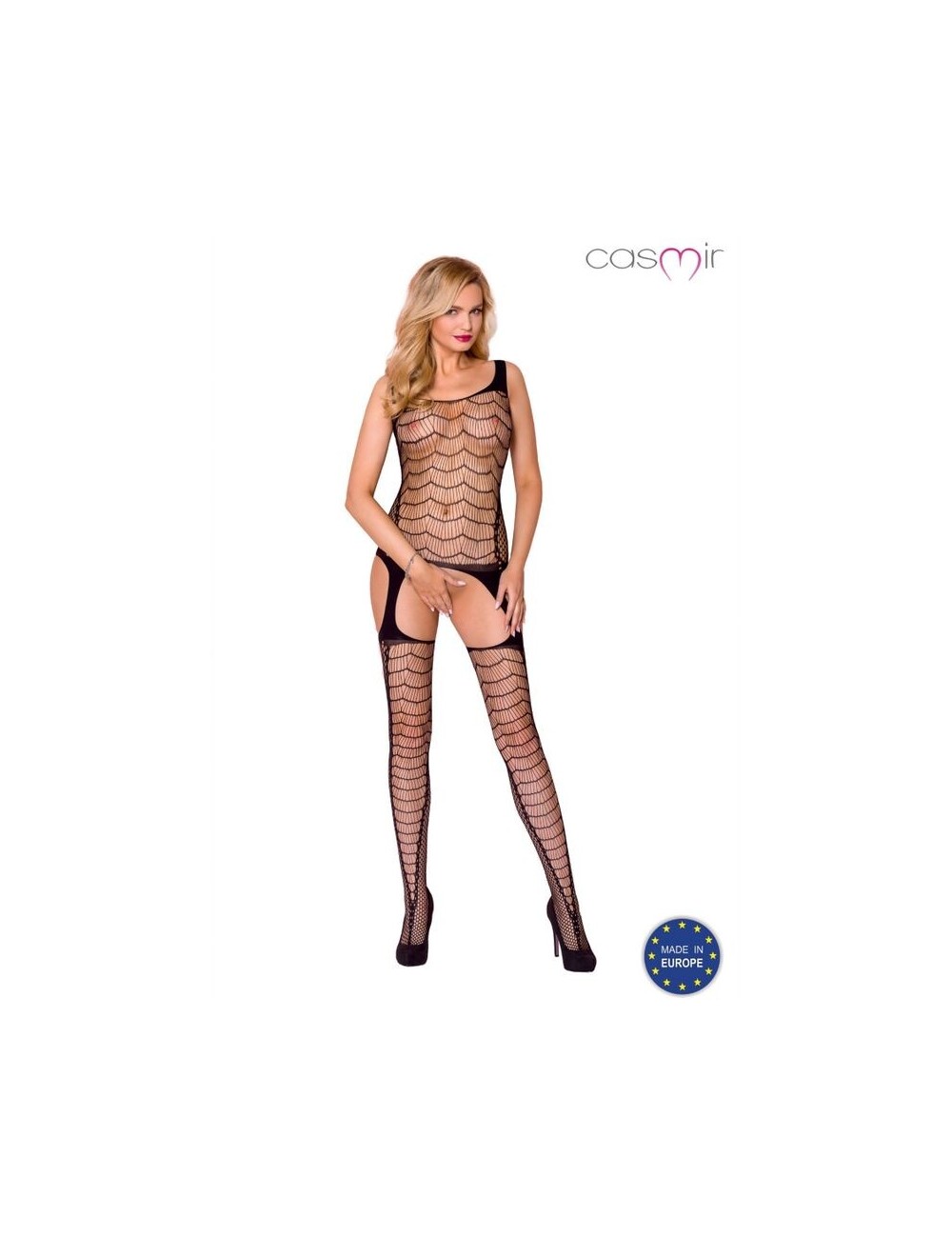 Lingerie - Combinaisons - CASMIR CA007 BODYSTOCKING TAILLE UNIQUE - NOIR - Casmir