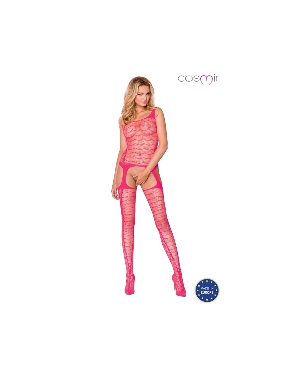 Lingerie - Combinaisons - CASMIR CA007 BODYSTOCKING TAILLE UNIQUE - ROSE - Casmir Lingerie - Combinaisons - CASMIR CA007 BODYSTOCKING TAILLE UNIQUE - ROSE - Casmir