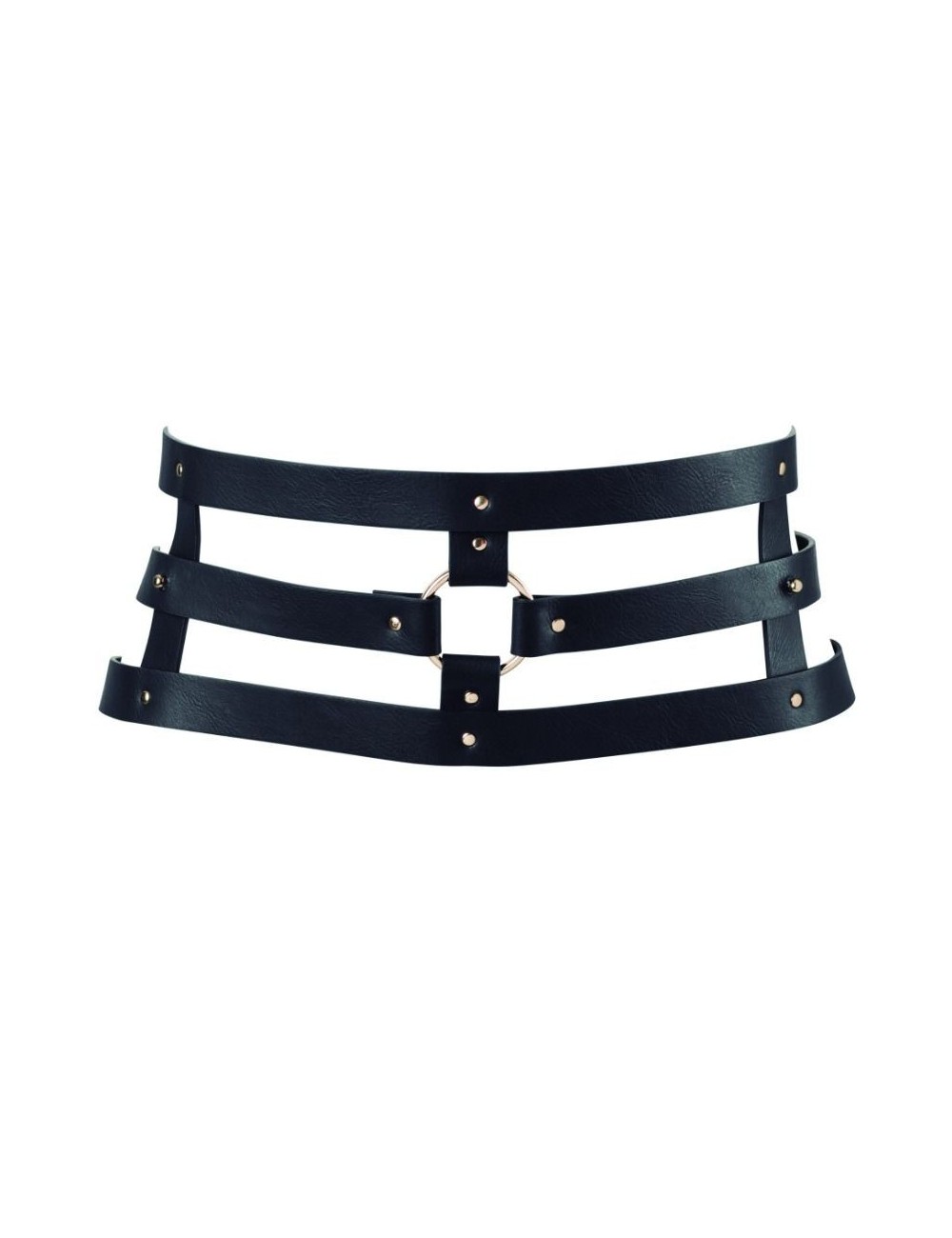 BIJOUX INDISCRETS MAZE LARGE CEINTURE ET RETENUES NOIR