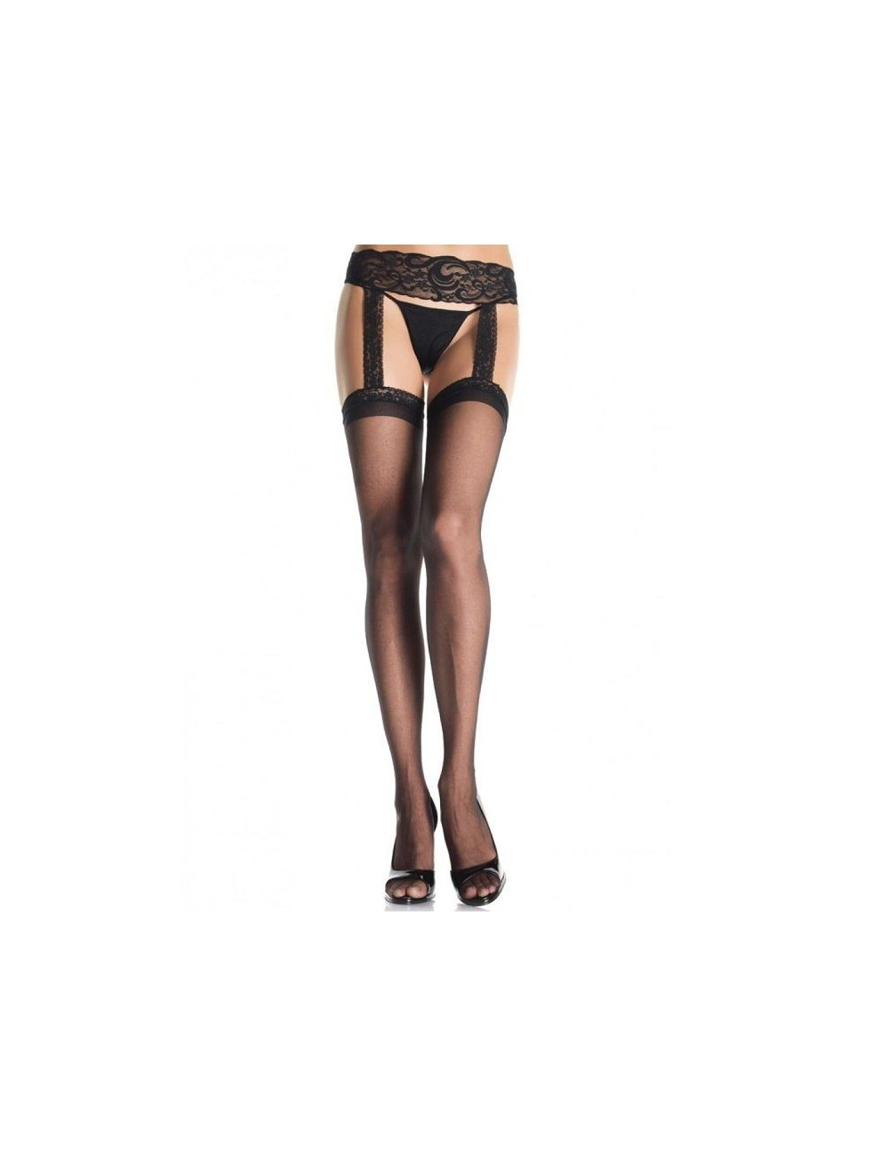 Lingerie - Collants - BAS DE Jarretière LEG AVENUE - Leg Avenue Outlet