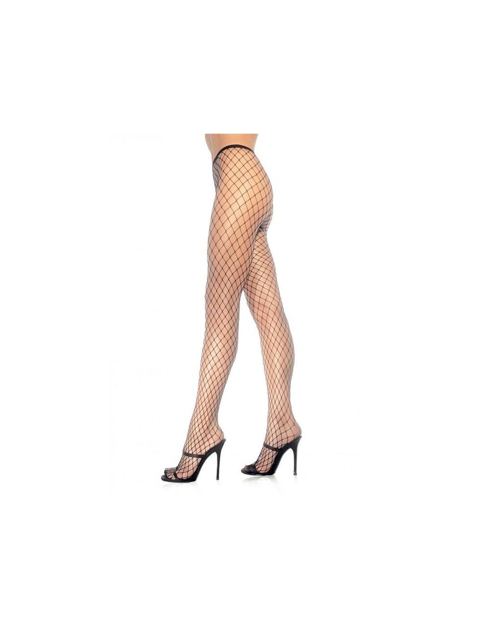 LEG AVENUE - CULOTTE EN FILET NOIR DIAMANT