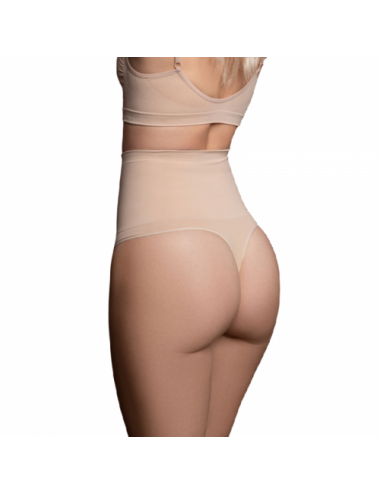 BYE-BRA - FAONNEUR SANS POINTS STYLE STRING BEIGE TAILLE L