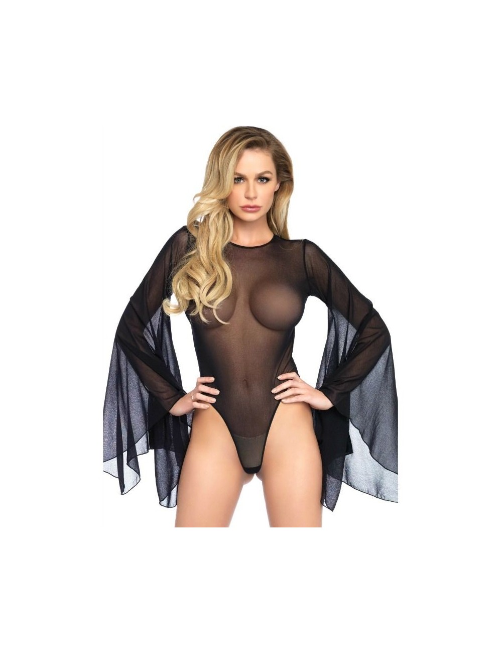 LEG AVENUE TEDDY AVEC MANCHON CLOCHE S / M LEG AVENUE TEDDY AVEC MANCHON CLOCHE S / M