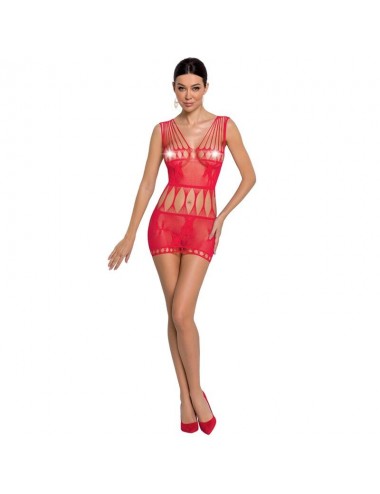 Lingerie - Robes et jupes sexy - Bodystocking passion woman bs090 - rouge taille unique - Passion Woman Bodystockings