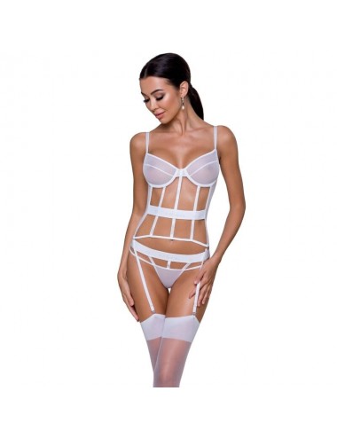 Lingerie - Bustiers et Corsets - Corset passion kyouka - blanc s / m - Passion Woman Corsets