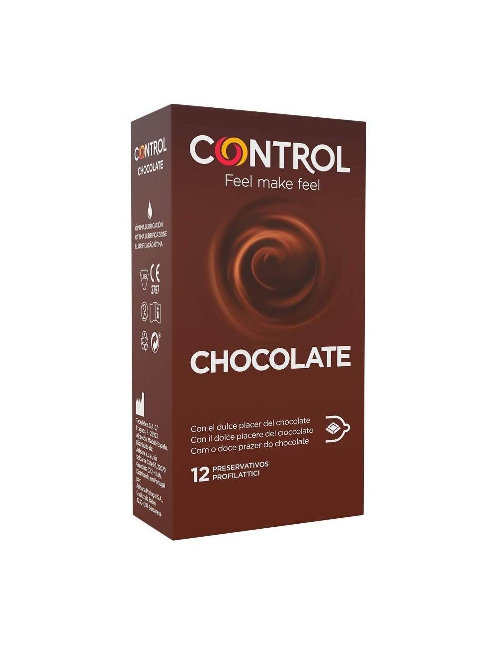 CONTROL - ADAPTA CHOCOLATE CONDOMS 12 UNITS