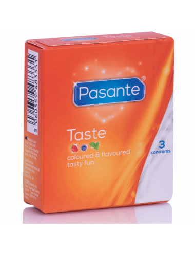 PASANTE PRESERVATIVOS SABORES 3 UNIDADES