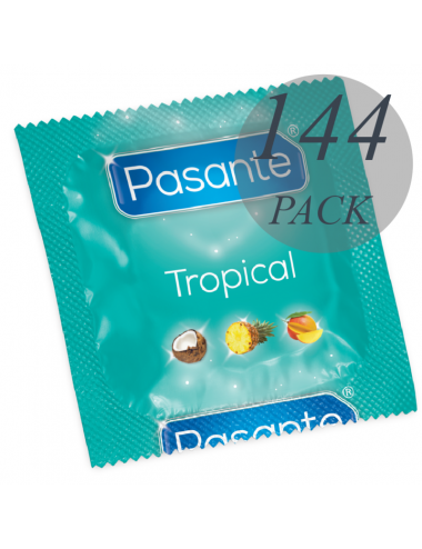 PASANTE - LES PRÉSERVATIFS SAVEURS TROPICALES 144 UNITÉS