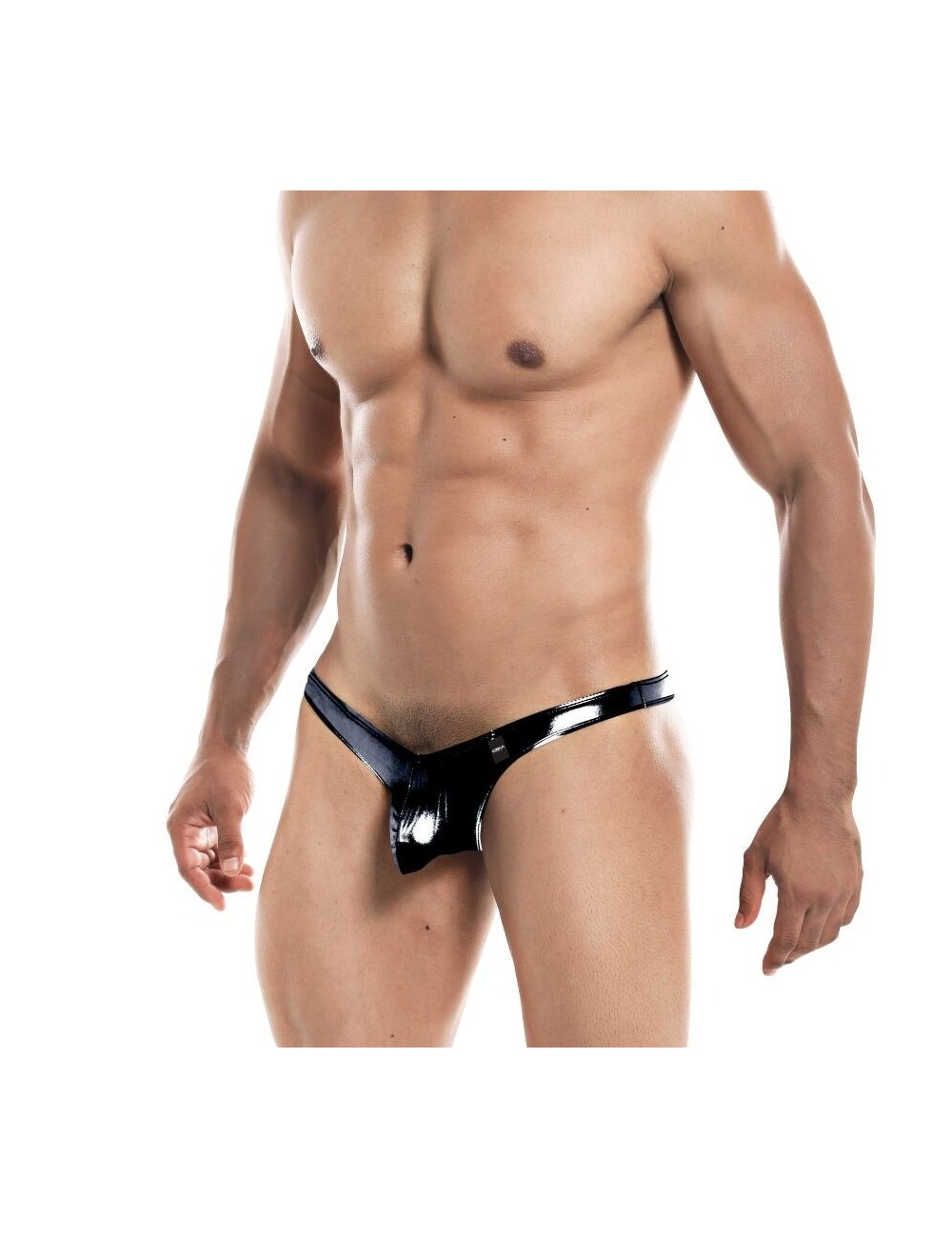 CUT4MEN - POCHETTE ENHANCING THONG NOIR L