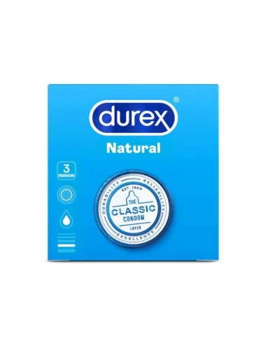 DUREX NATURAL CLASSIC  3 UNITS