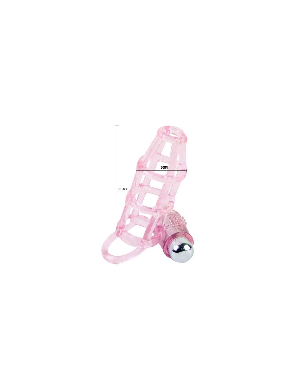 Sextoys - Pour lui - Sweet 10 ritmos funda y anillo silicona para el pene rosa - Baile For Him Sextoys - Pour lui - Sweet 10 ritmos funda y anillo silicona para el pene rosa - Baile For Him