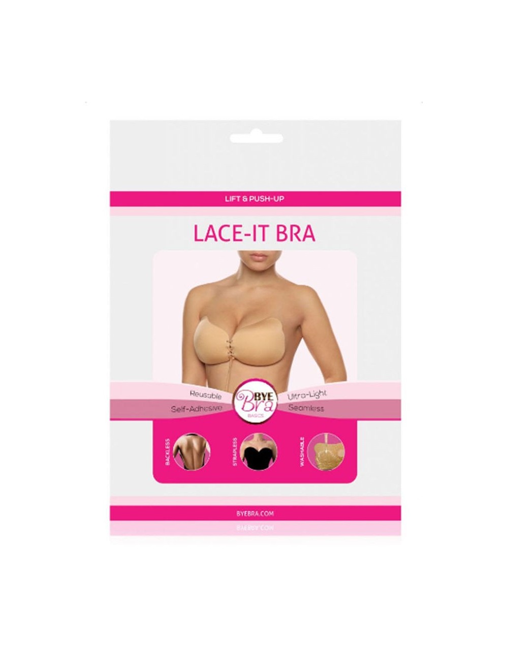 BYEBRA LACE-IT BRA CUP C IN NUDE