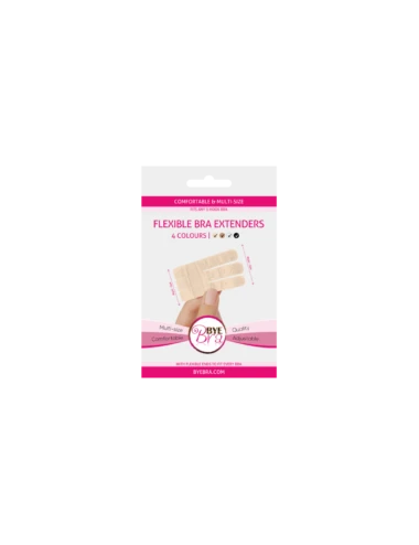BYE-BRA - RALLONGES DE CONTOUR FLEXIBLES 3 CROCHETS 3 UNITÉS