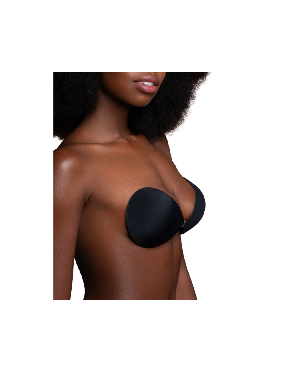 BYE-BRA - SOUTIEN-GORGE INVISIBLE NOIR BONNET B