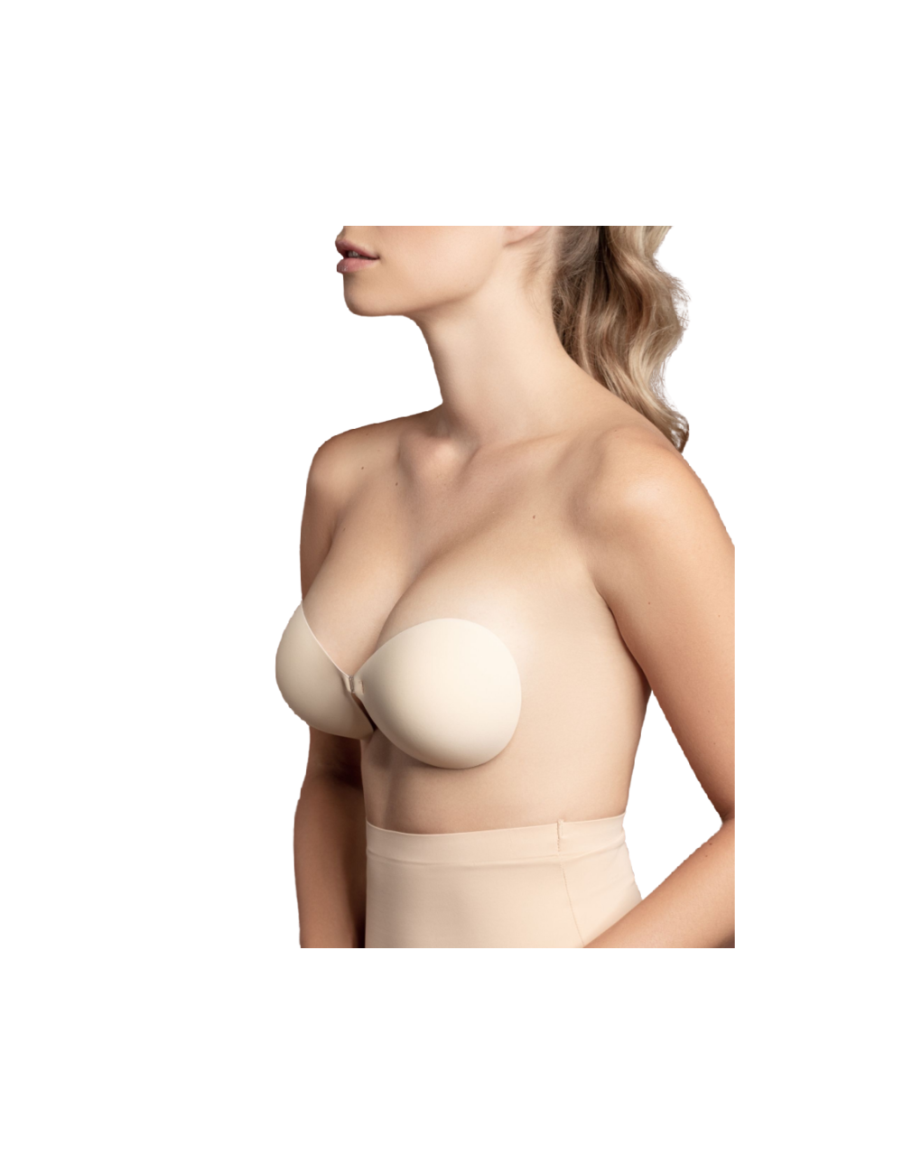 BYE BRA SOUTIEN-GORGE INVISIBLE - NUDE TAILLE D D-227826