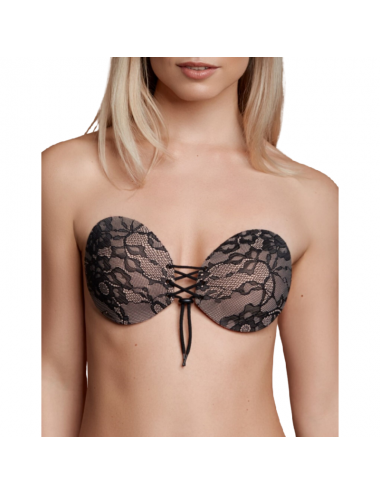 BYE-BRA - SOUTIEN-GORGE ADHÉSIF EMPLACEMENT & BRODERIE BONNET A