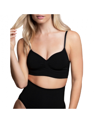 BYE-BRA - MEDIUM CONTROL SOUTIEN-GORGE SANS POINTS NOIR TAILLE XL