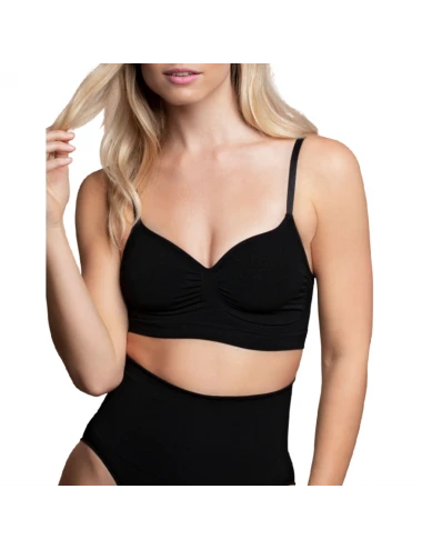 BYE-BRA - MEDIUM CONTROL SOUTIEN-GORGE SANS POINTS NOIR TAILLE XL