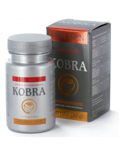 Kobra for men 30 tabs - Lubrifiants - Cobeco Pharma