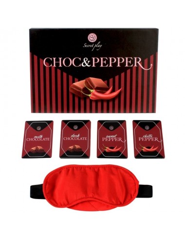 Sextoys - Jeux coquins - Secretplay juego choc & pepper (es/en) - Secretplay 100% Games