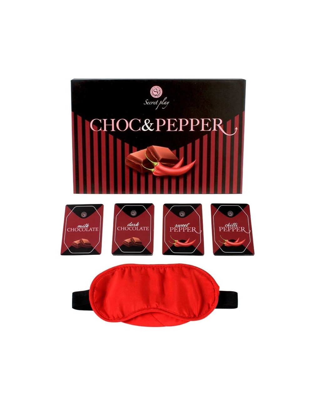 Sextoys - Jeux coquins - Secretplay juego choc & pepper (es/en) - Secretplay 100% Games