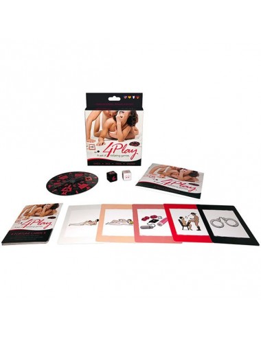 Sextoys - Jeux coquins - 4play set de juegos. jeux de 4jouer. es / en / de / fr - Kheper Games