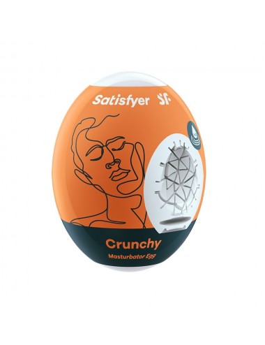 Oeuf masturbateur flexible Crunchy Satisfyer - CC597408