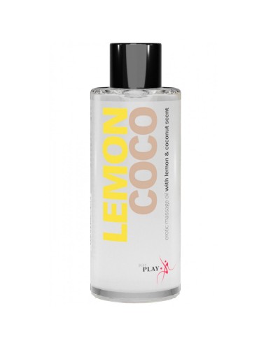Lotion de Massage saveur Citron et Noir de Coco - 100 ml