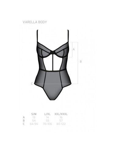 Body Noir Varella - XXL-XXXL