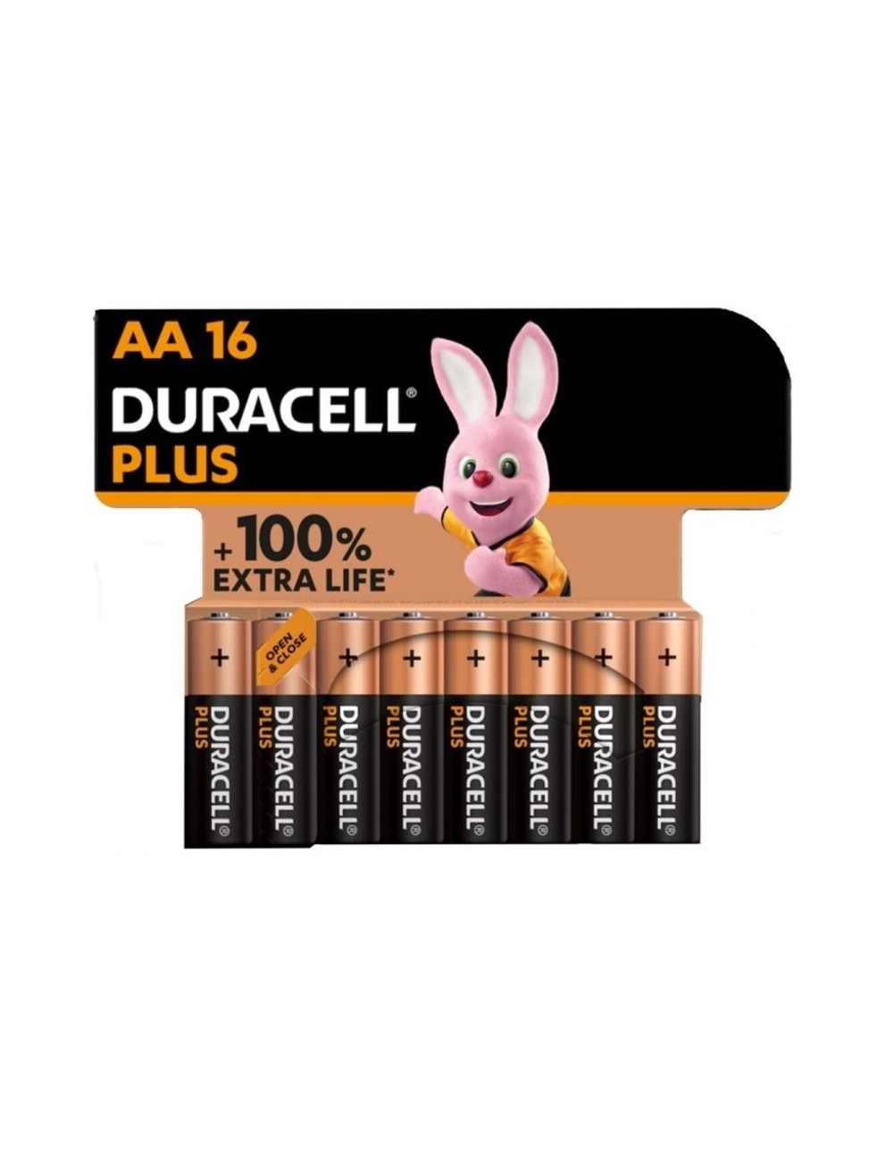 Sextoys - Accessoires - DURACELL PLUS POWER 100 PILE ALCALINE AA LR6 16 UNITà - Duracell