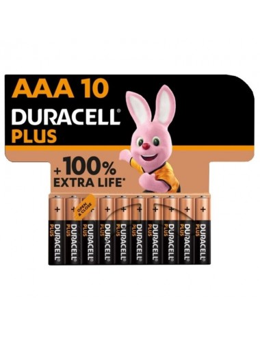 Sextoys - Accessoires - PILE ALCALINE DURACELL PLUS POWER 100 AAA LR03 10 UNITà - Duracell